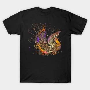 Fire Phoenix Bird T-Shirt